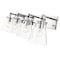 Z-Lite Harper 4 Light Vanity, Chrome & Clear 483-4V-CH - alternate 2